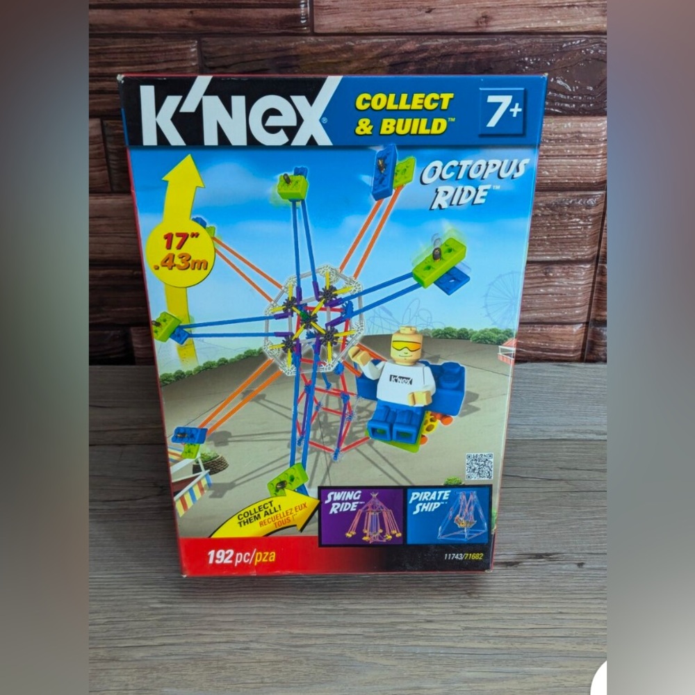 K’NEX Octopus Ride Building Set, EUC